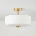 Aspen lampa sufitowa 3xE27 złoty/biały C03354AU