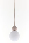 Rona 1 lampa wisząca 1xG9 beżowa/buk bielony 41673