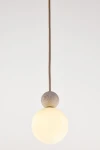 Rona 1 lampa wisząca 1xG9 beżowa/buk bielony 41673