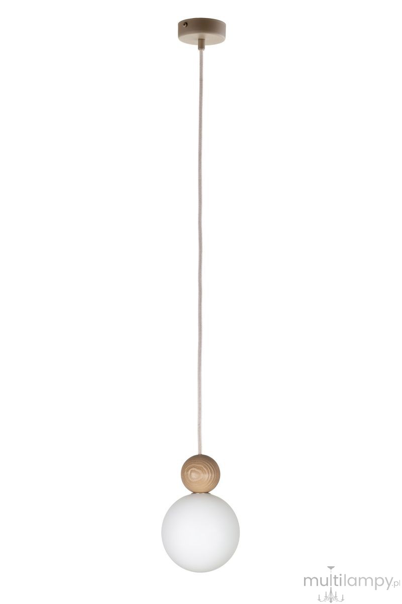 Rona 1 lampa wisząca 1xG9 beżowa/jasny brąz 41674