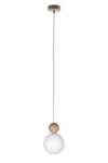 Rona 1 lampa wisząca 1xG9 beżowa/jasny brąz 41674