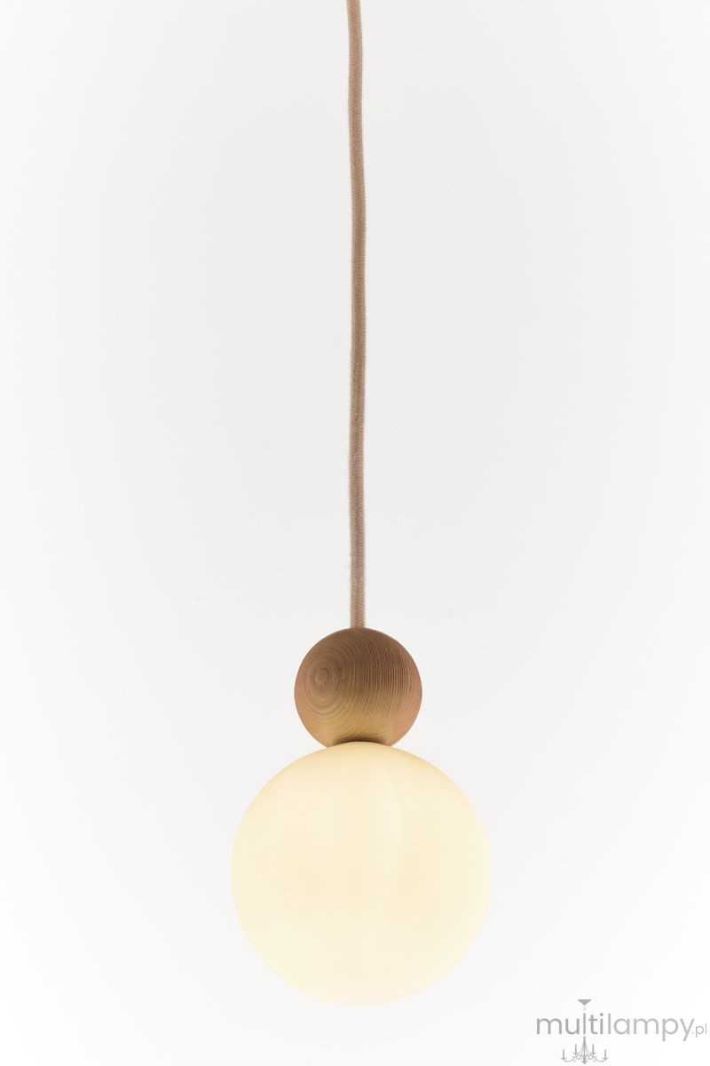 Rona 1 lampa wisząca 1xG9 beżowa/jasny brąz 41674