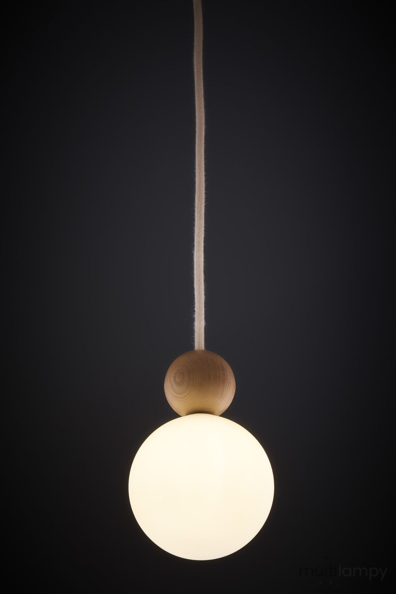 Rona 1 lampa wisząca 1xG9 beżowa/jasny brąz 41674
