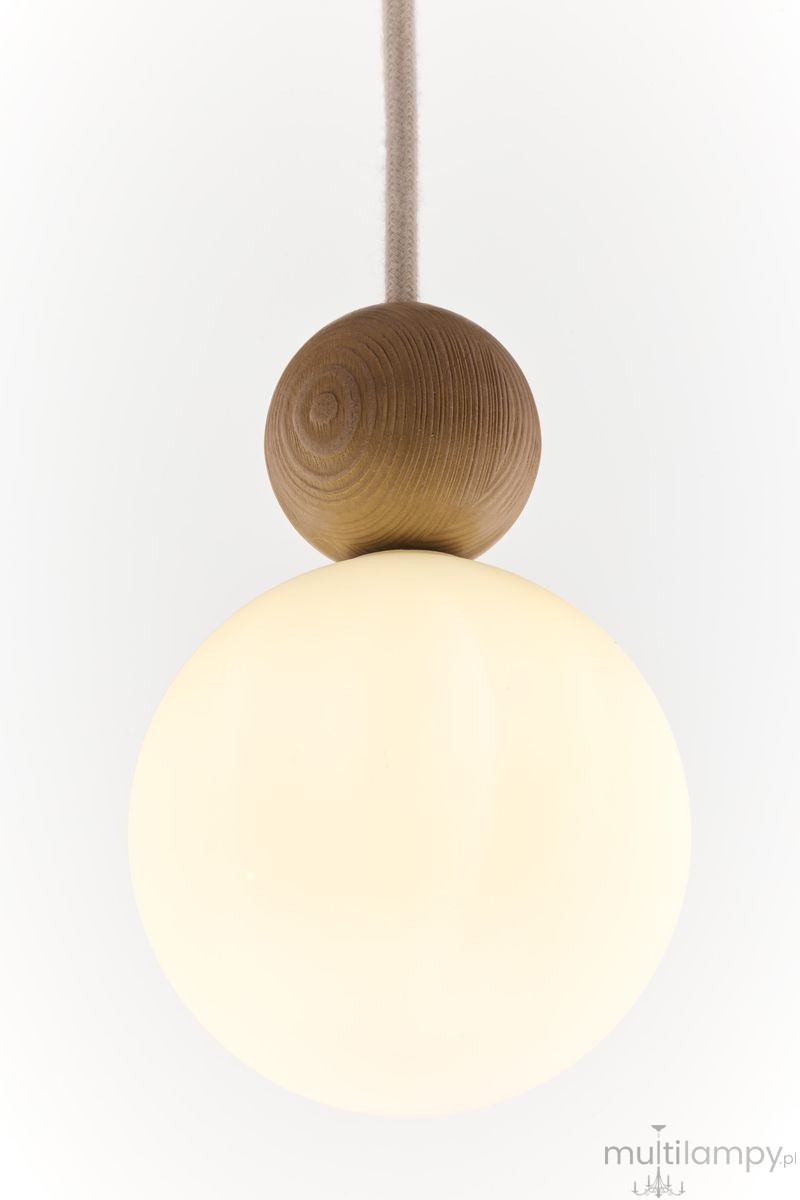 Rona 1 lampa wisząca 1xG9 beżowa/jasny brąz 41674
