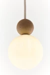 Rona 1 lampa wisząca 1xG9 beżowa/jasny brąz 41674