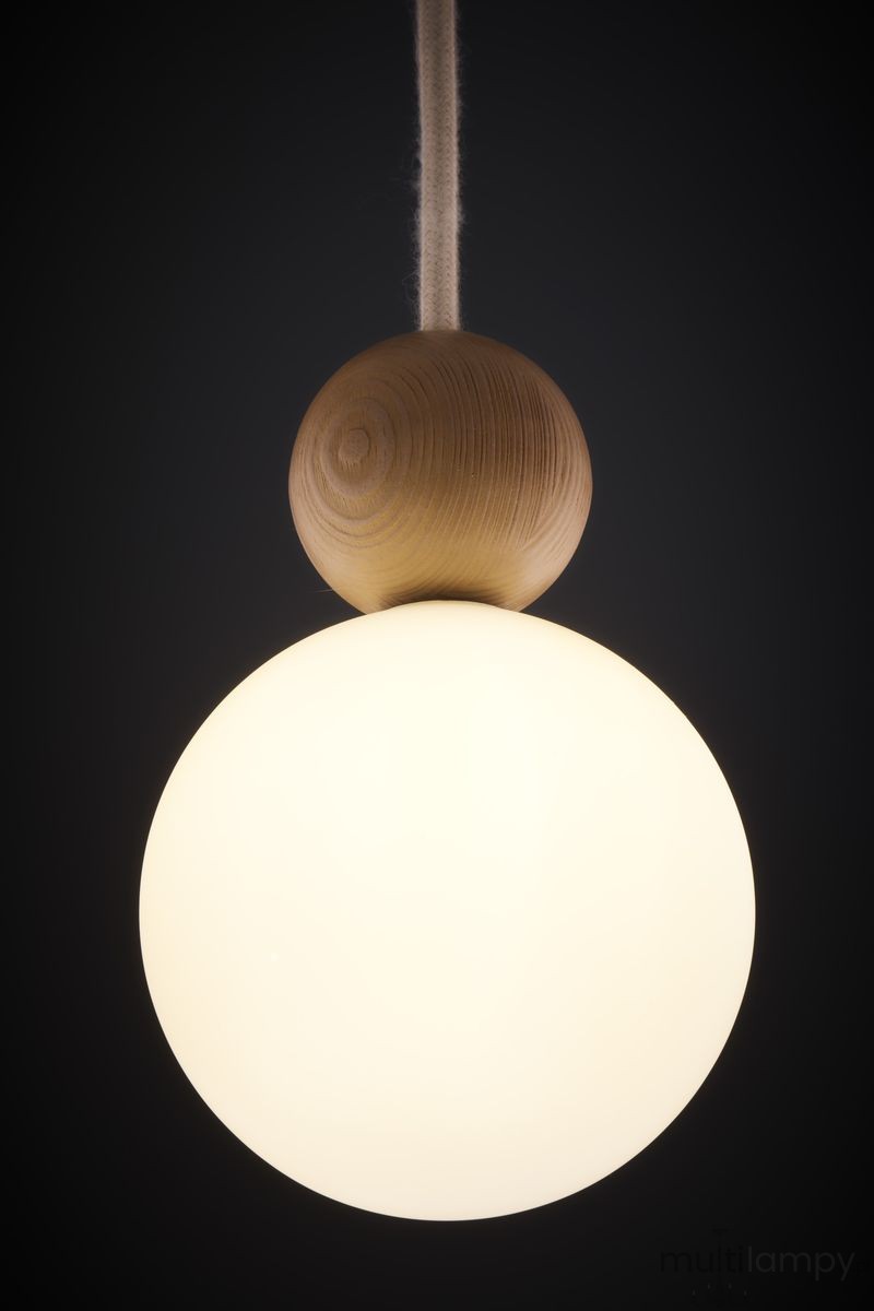 Rona 1 lampa wisząca 1xG9 beżowa/jasny brąz 41674