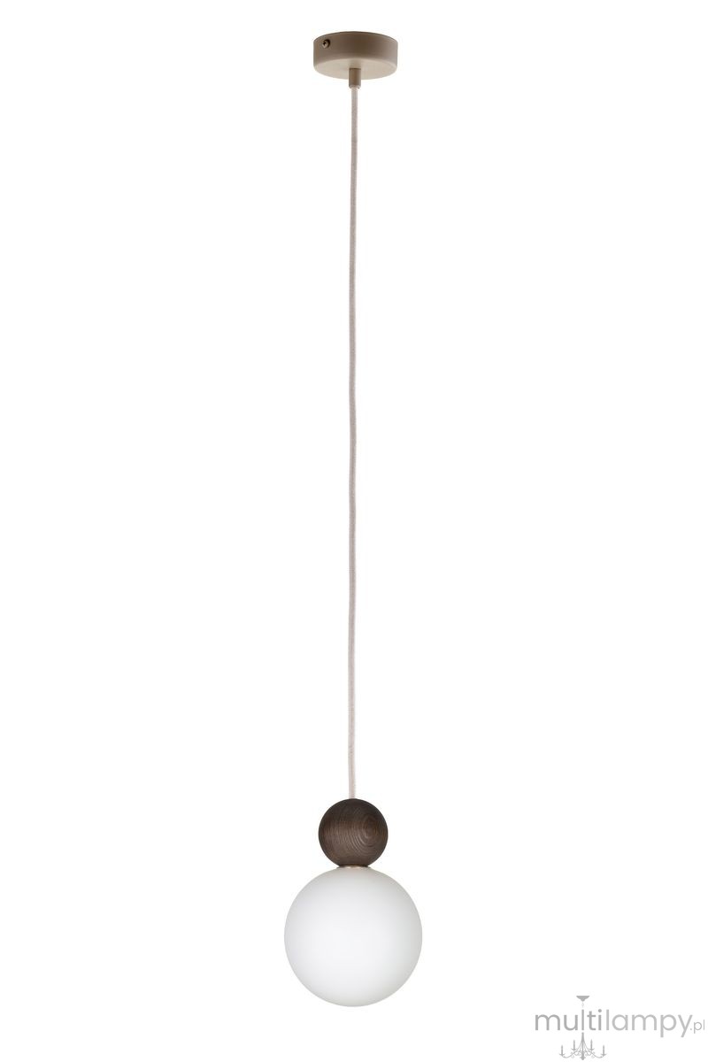 Rona 1 lampa wisząca 1xG9 beżowa/ciemny brąz 41675
