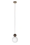 Rona 1 lampa wisząca 1xG9 beżowa/ciemny brąz 41675