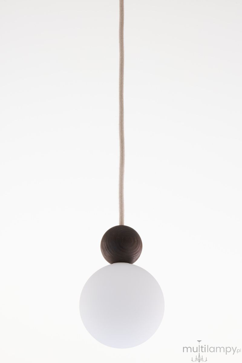 Rona 1 lampa wisząca 1xG9 beżowa/ciemny brąz 41675