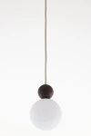 Rona 1 lampa wisząca 1xG9 beżowa/ciemny brąz 41675