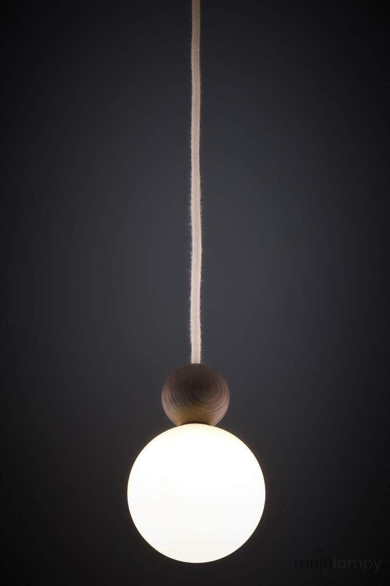 Rona 1 lampa wisząca 1xG9 beżowa/ciemny brąz 41675