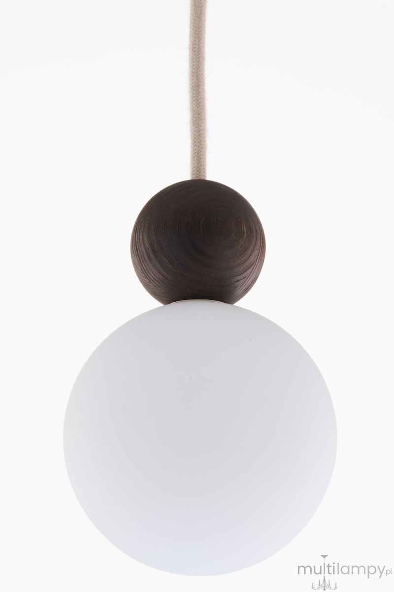Rona 1 lampa wisząca 1xG9 beżowa/ciemny brąz 41675