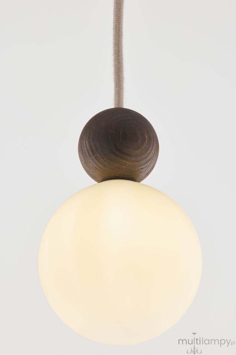 Rona 1 lampa wisząca 1xG9 beżowa/ciemny brąz 41675