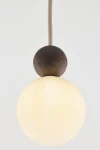 Rona 1 lampa wisząca 1xG9 beżowa/ciemny brąz 41675