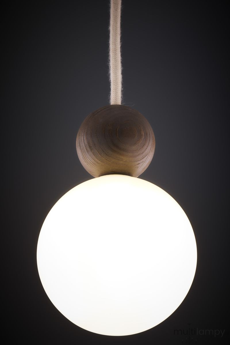 Rona 1 lampa wisząca 1xG9 beżowa/ciemny brąz 41675