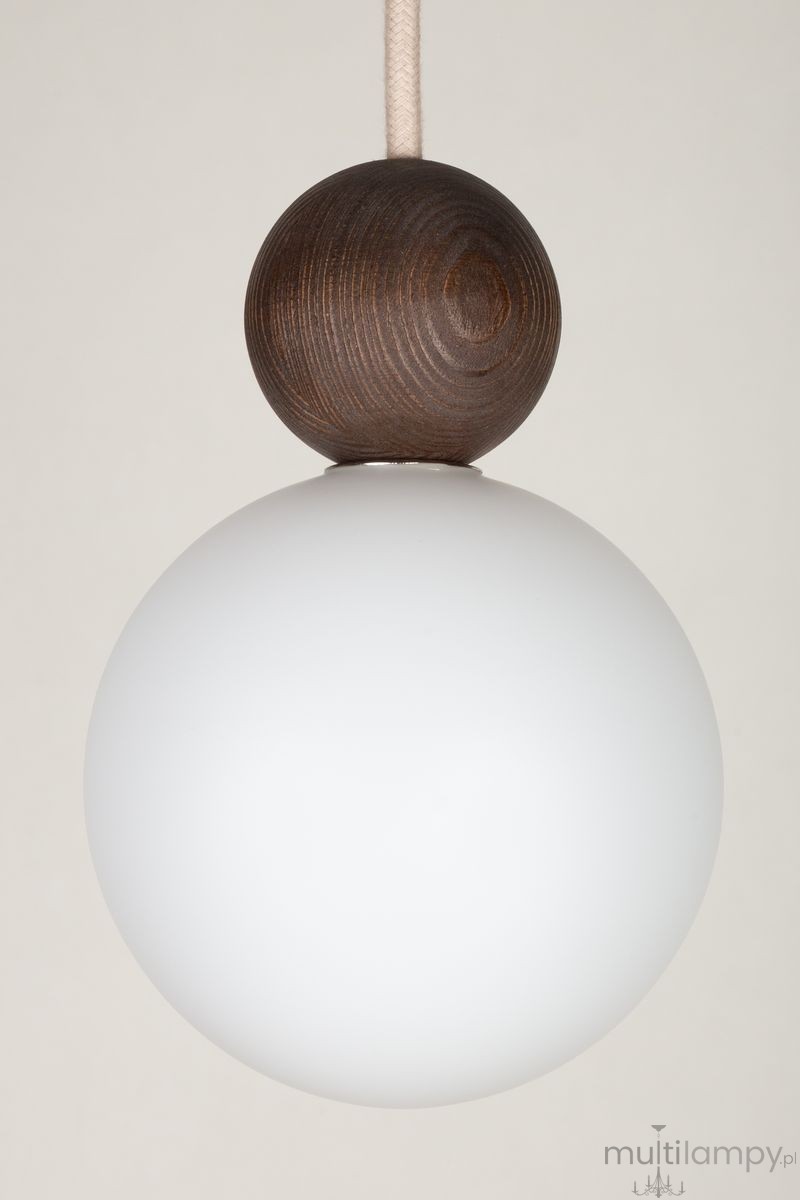 Rona 1 lampa wisząca 1xG9 beżowa/ciemny brąz 41675