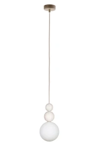 Rona 2 lampa wisząca 1xG9 beżowa/buk bielony 41677