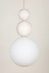 Rona 2 lampa wisząca 1xG9 beżowa/buk bielony 41677