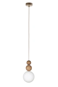 Rona 2 lampa wisząca 1xG9 beżowa/jasny brąz 41679