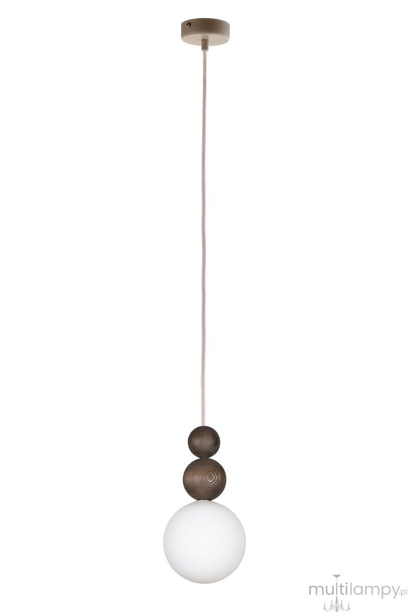 Rona 2 lampa wisząca 1xG9 beżowa/ciemny brąz 41681