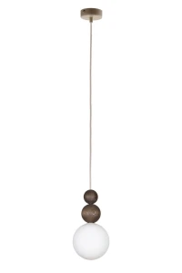 Rona 2 lampa wisząca 1xG9 beżowa/ciemny brąz 41681