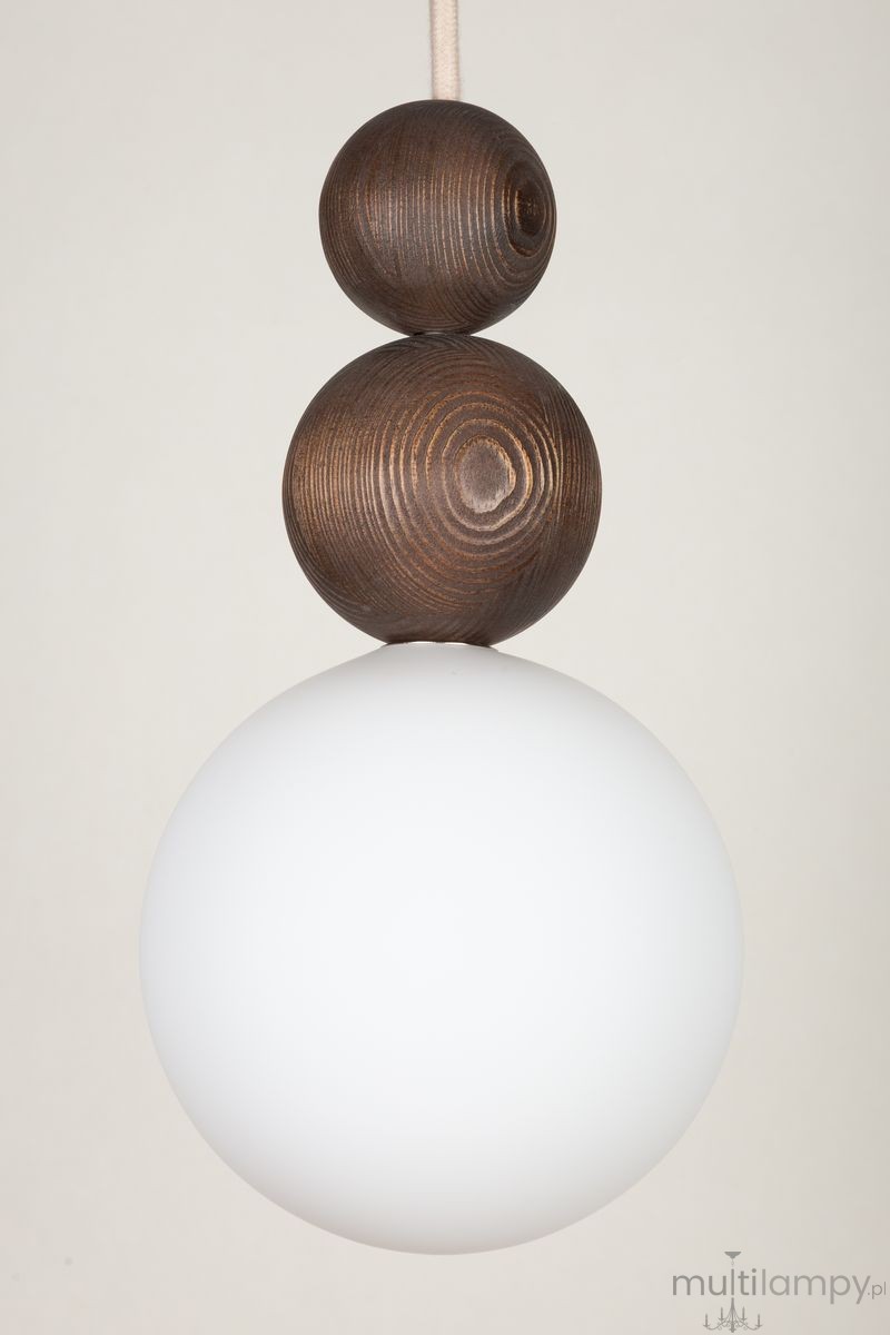 Rona 2 lampa wisząca 1xG9 beżowa/ciemny brąz 41681