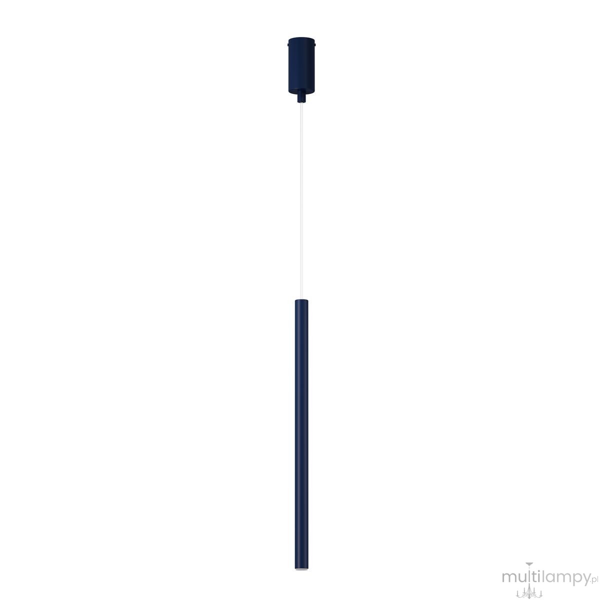 Sopel Prosty lampa wisząca 1xG9 granatowa 41826