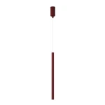 Sopel Prosty lampa wisząca 1xG9 bordowa 41827