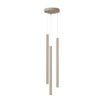 Sopel Koło lampa wisząca 3xG9 beżowa 41828
