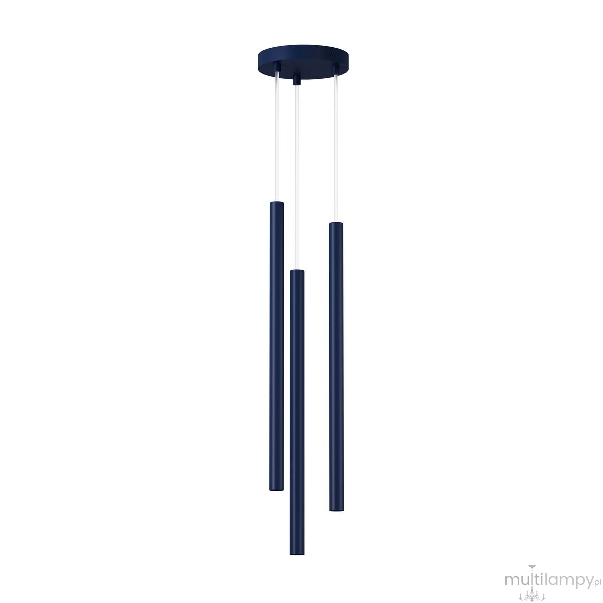 Sopel Koło lampa wisząca 3xG9 granatowa 41830