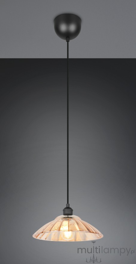 Eluna lampa wisząca E27 czarna R36521032