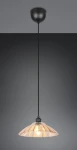 Eluna lampa wisząca E27 czarna R36521032