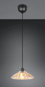 Eluna lampa wisząca E27 czarna R36521032