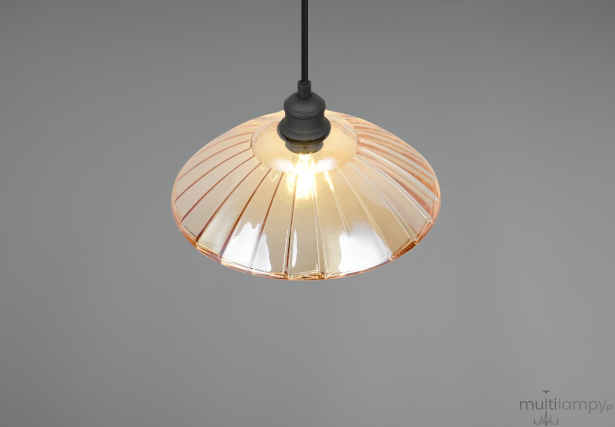 Eluna lampa wisząca E27 czarna R36521032