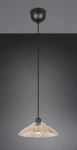 Eluna lampa wisząca E27 czarna R36521032