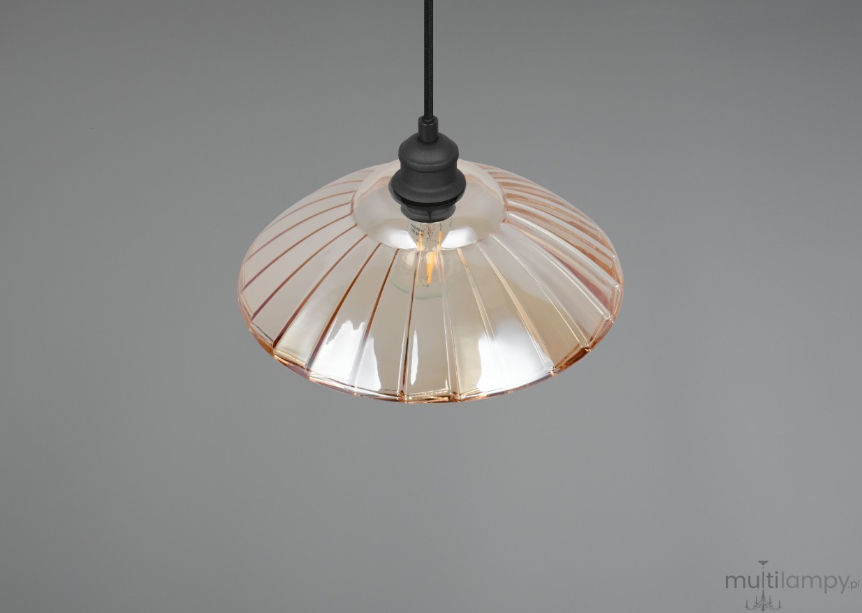 Eluna lampa wisząca E27 czarna R36521032