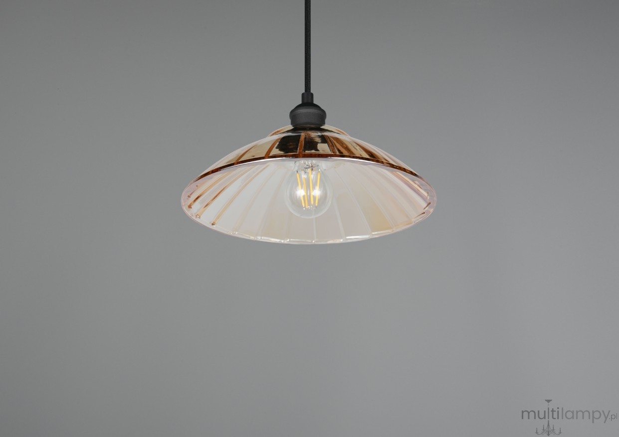 Eluna lampa wisząca E27 czarna R36521032