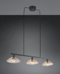 Eluna lampa wisząca 3xE27 czarna R36523032