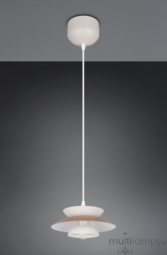 Amarila lampa wisząca E14 szara kawowy R36841065