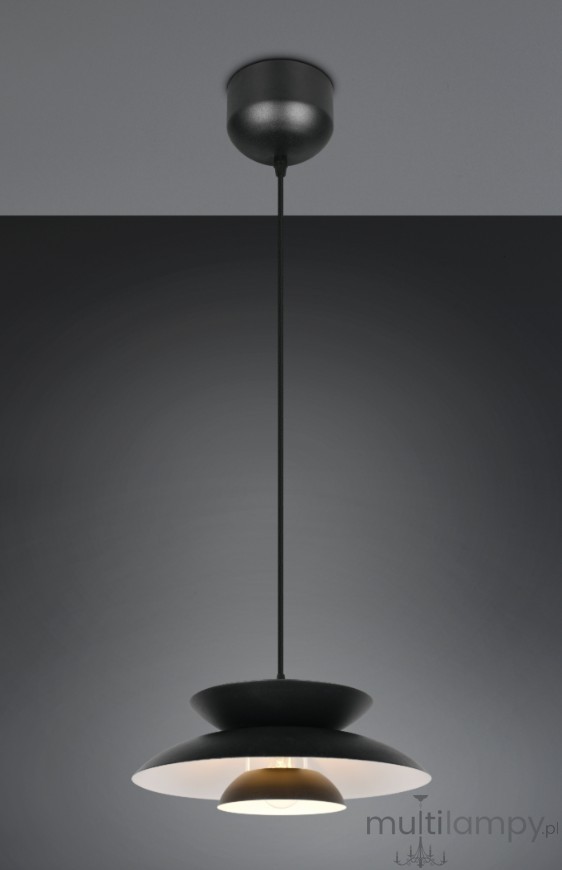 Amarila lampa wisząca E27 czarna R36841932