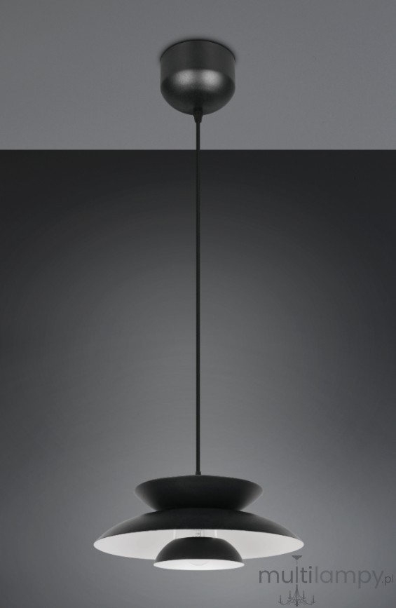 Amarila lampa wisząca E27 czarna R36841932