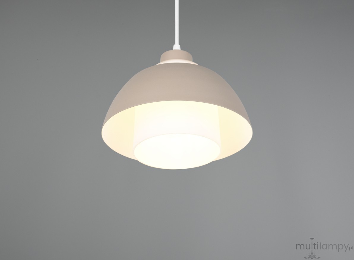Tilos lampa wisząca E27 beżowa R36501043