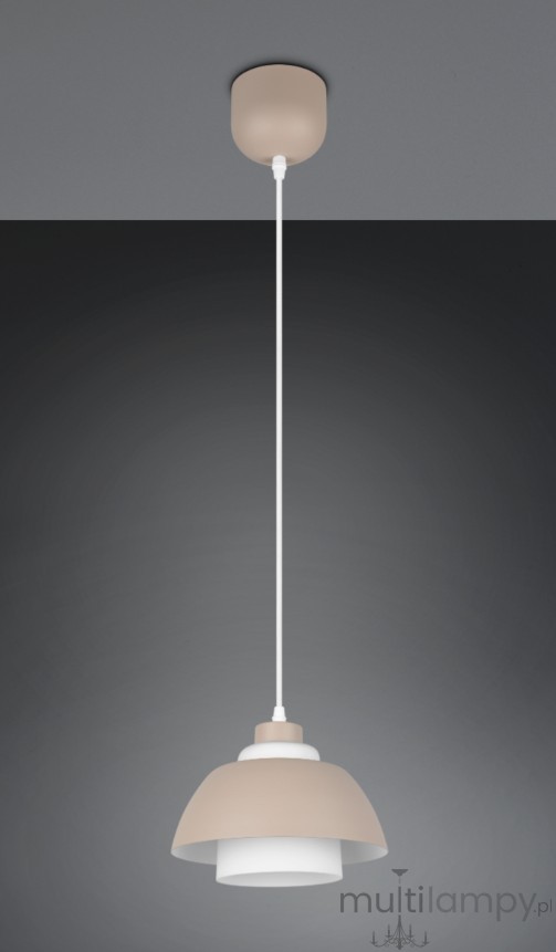 Tilos lampa wisząca E27 beżowa R36501043