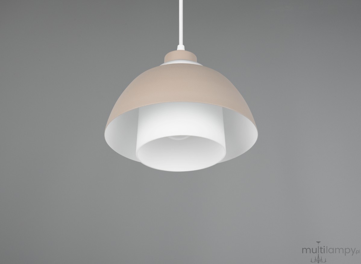 Tilos lampa wisząca E27 beżowa R36501043