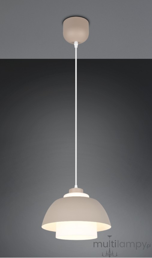 Tilos lampa wisząca E27 beżowa R36501943