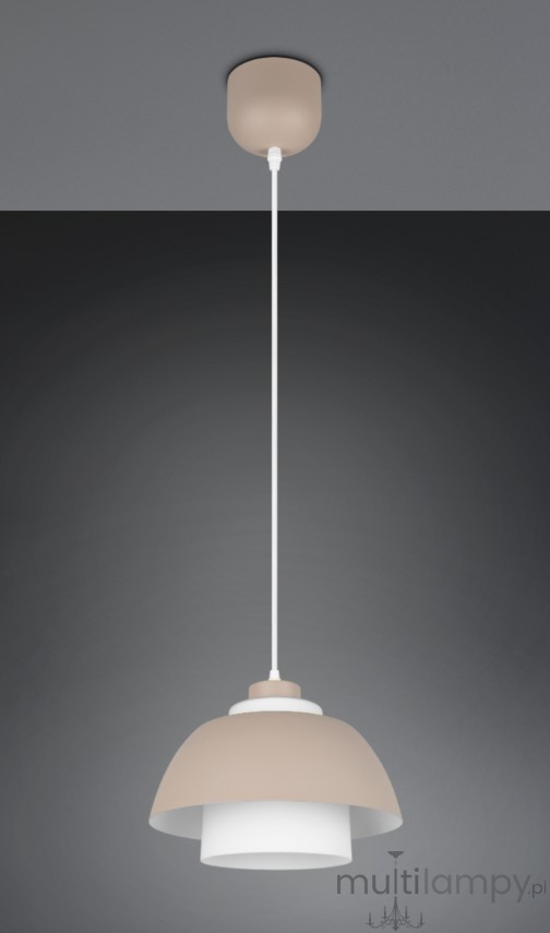 Tilos lampa wisząca E27 beżowa R36501943