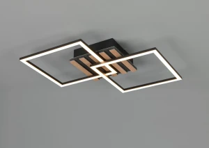 Zaro lampa sufitowa 2xLED 20W czarna R63402132