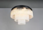 Vono lampa sufitowa z pilotem LED 17W CCT RGB czarna R63441032