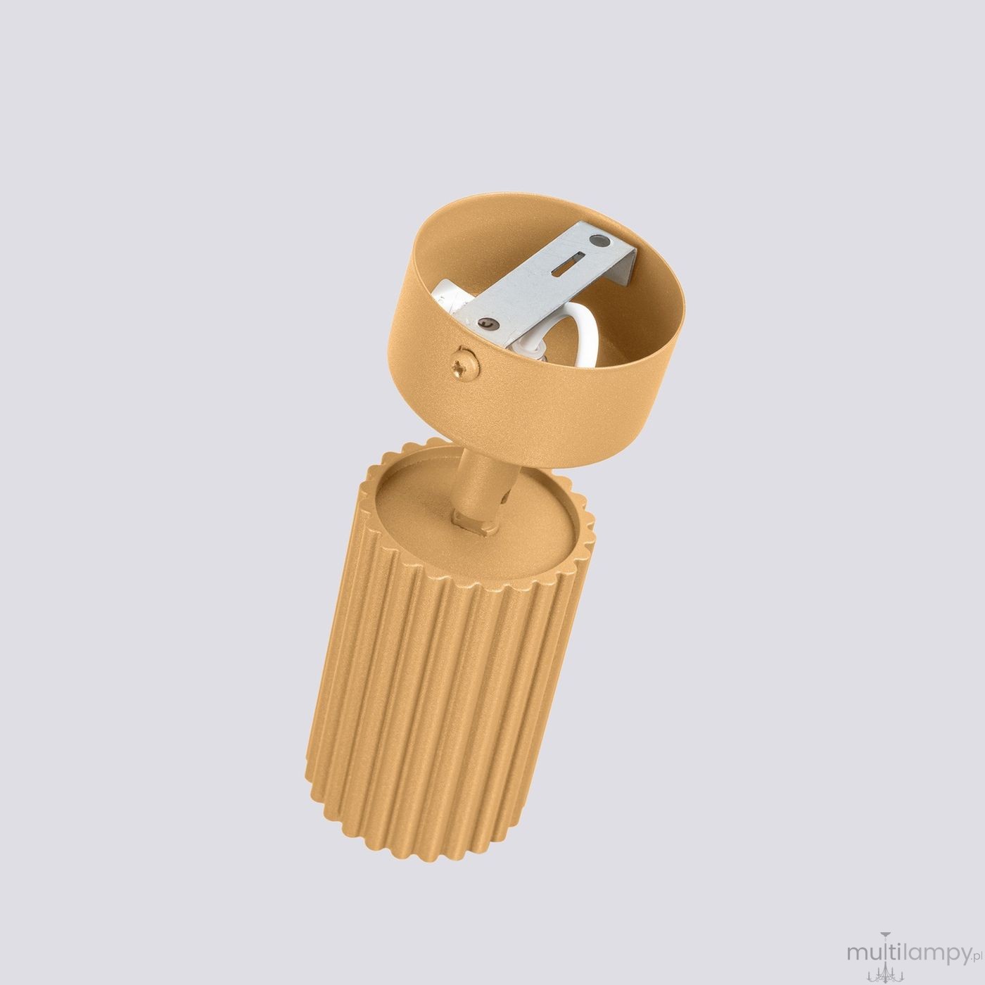 Karbon lampa sufitowa spot GU10 złota SL.1912