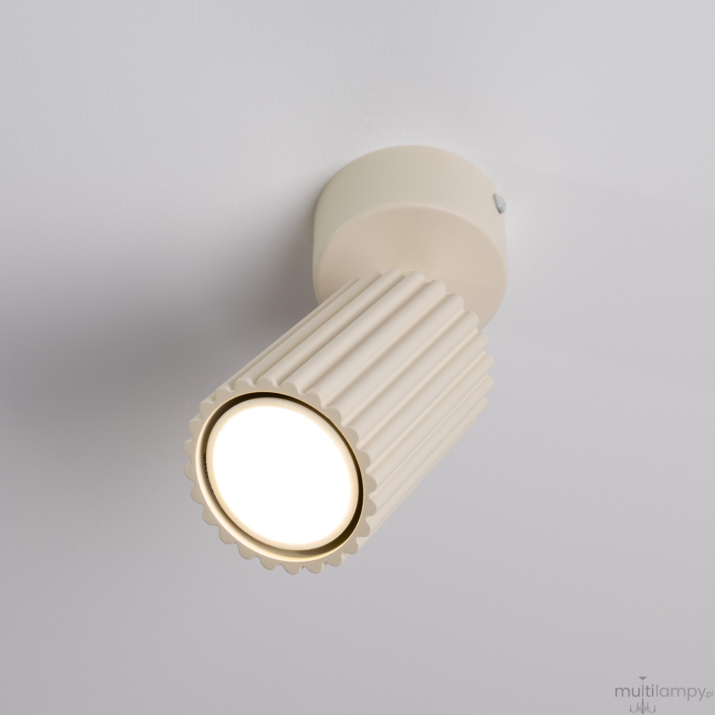 Karbon lampa sufitowa spot GU10 beżowa SL.1914